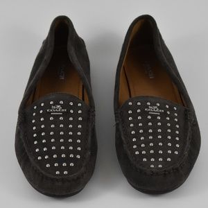 Coach Orlene Mink Suede Loafers